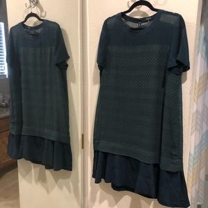 MADEWELL Drop Wait Emerald Green Dress